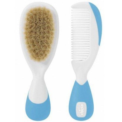 Chicco Cepillo y Peine Azul